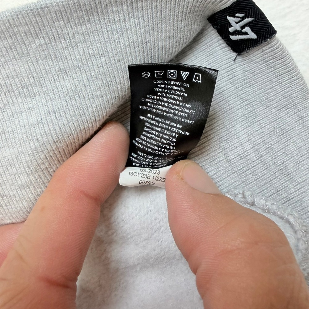 47 Brand Cincinnati Bengals Mens Large Colorblock Hoodie Grey Black NFL GCF23B - Picture 5 of 9